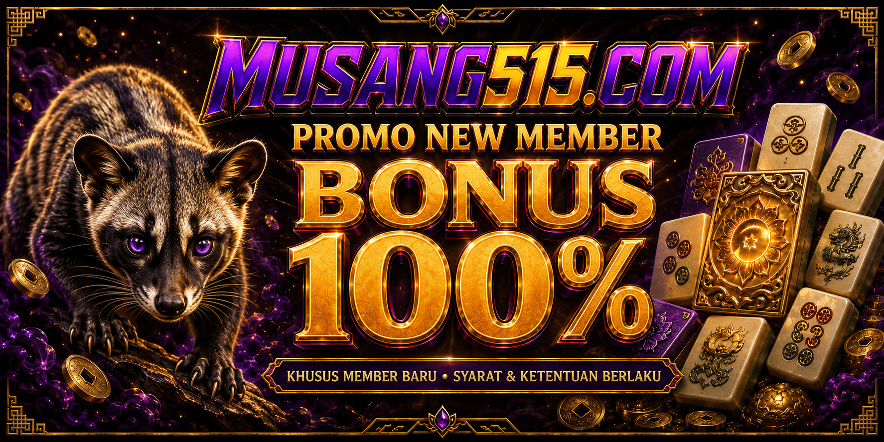MUSANG515: Agen Judi Slot Online Deposit Dana Terpercaya 2026 promo